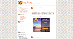 Desktop Screenshot of playproxy.com